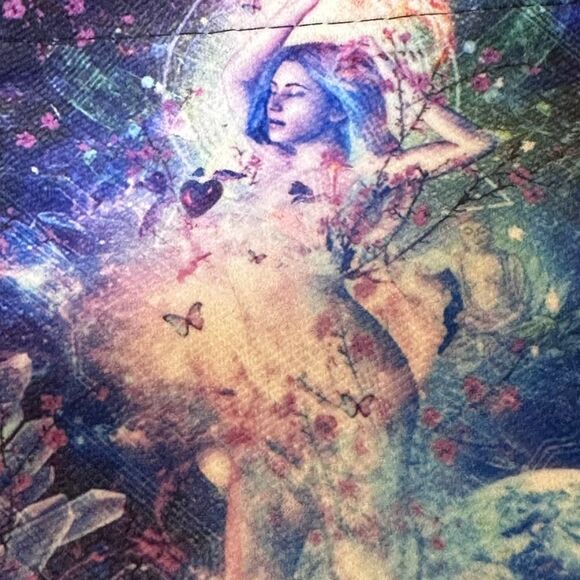 Shining Goddess Tarot And Oracle Cards Drawstring Bag - Picture 2 of 4